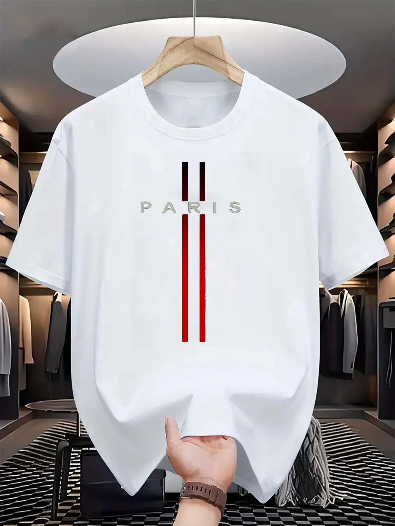 Men'S Fashion Paris 2025 - Новая модель 2025 года: мужская футболка