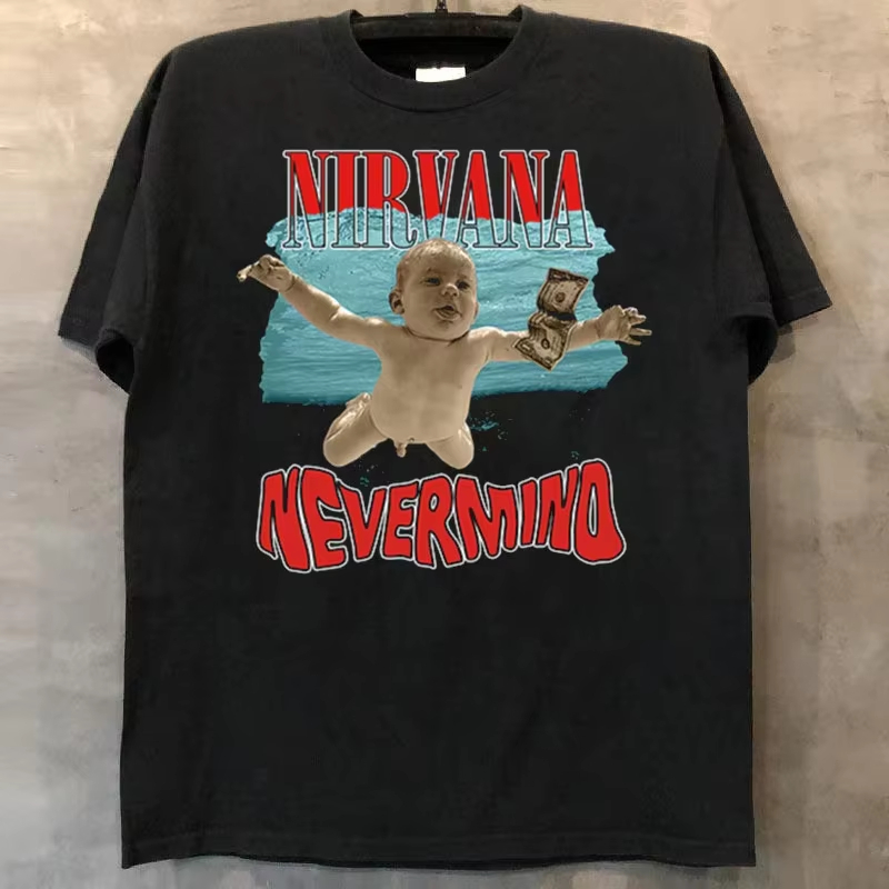 Poster Men Fashion - Футболка Nirvana Nevermind с забавным классическим
