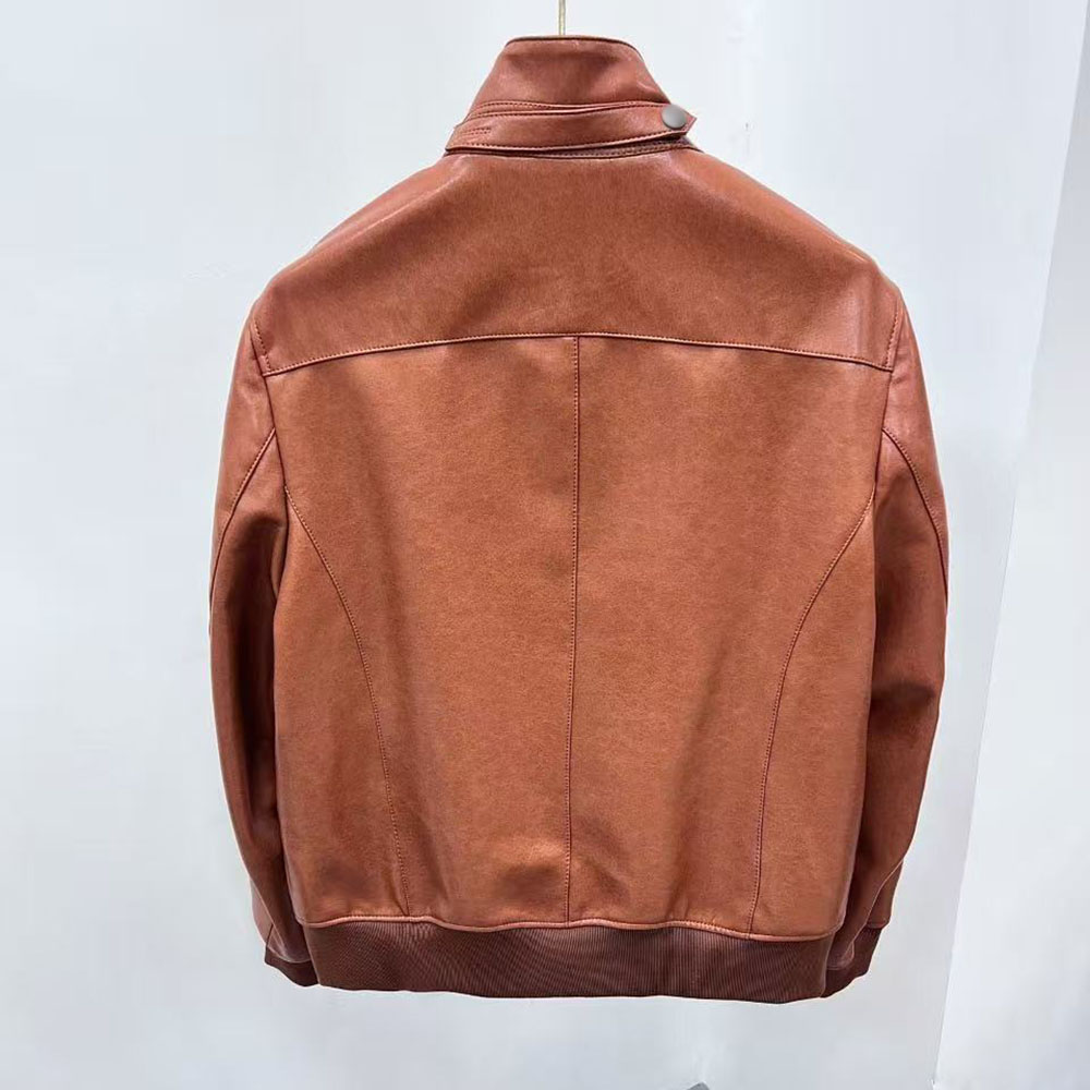 Мужская винтажная кожаная курт – обзор и цена Bomber Jacket Men