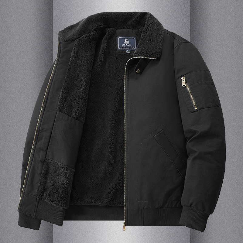 Мужская осенне-зимняя флисовая – обзор и цена Sherpa Jacket Fleece