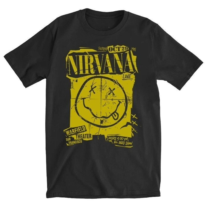 Футболка Nirvana Nevermind с з – обзор и цена Poster Men Fashion