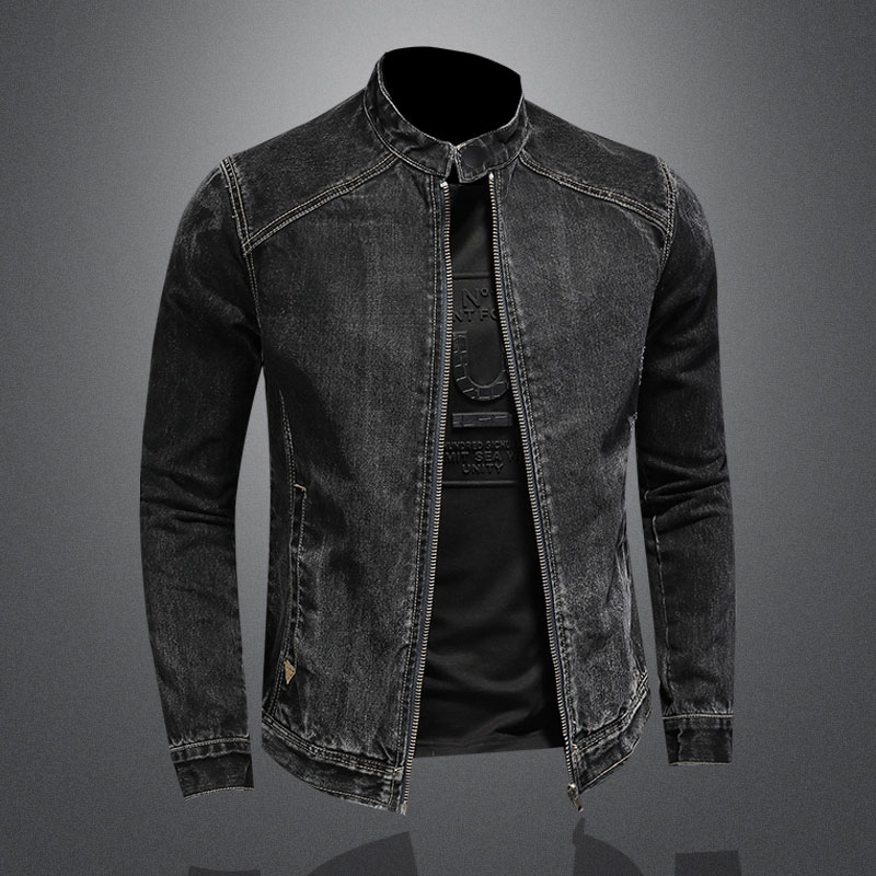 Мужская джинсовая куртка-бомбе – обзор и цена Bomber Jacket Men