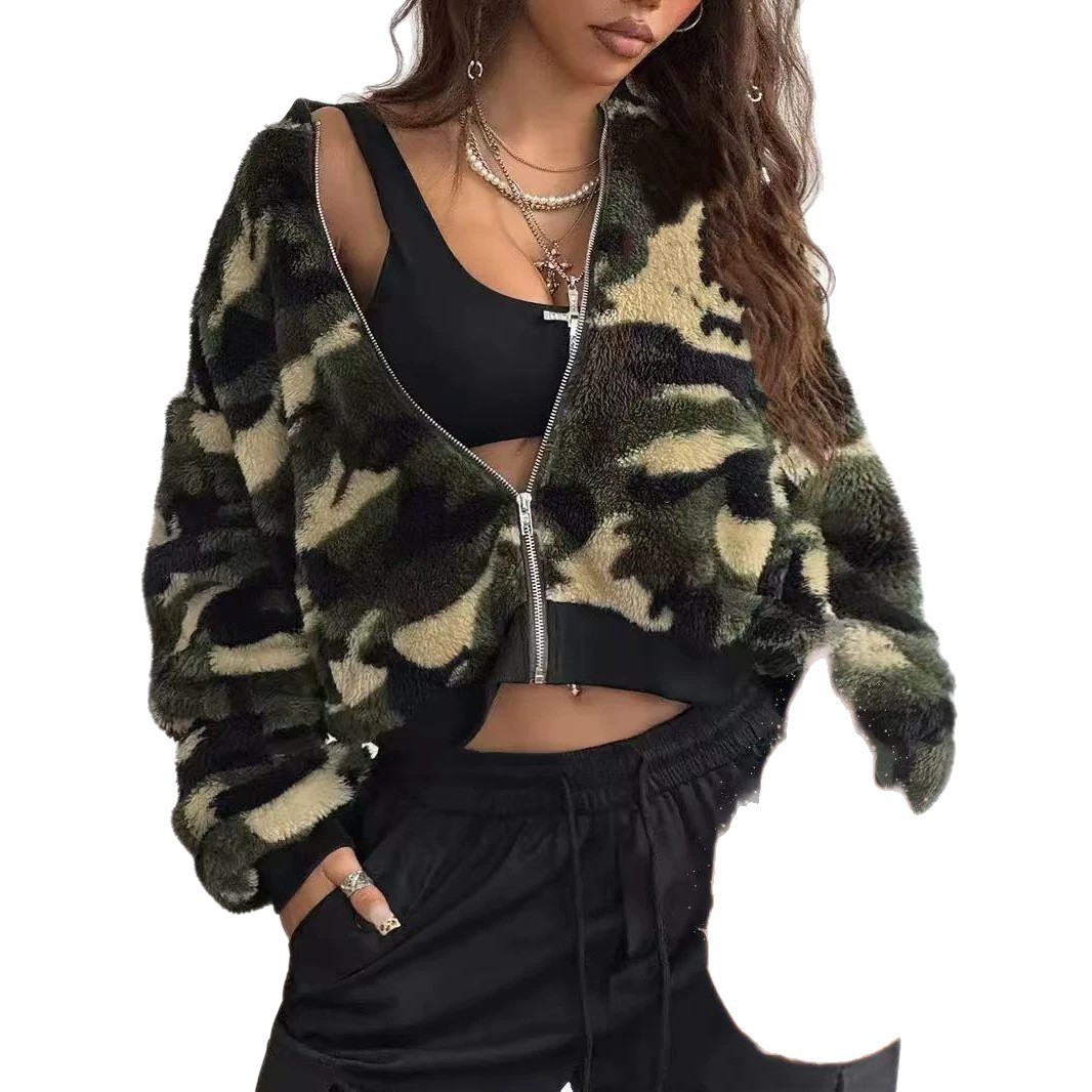 Женская укороченная куртка из  – обзор и цена Sherpa Jacket Fleece