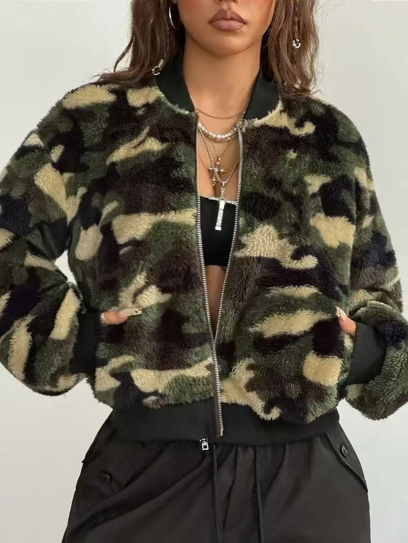 Женская укороченная куртка из  – обзор и цена Sherpa Jacket Fleece