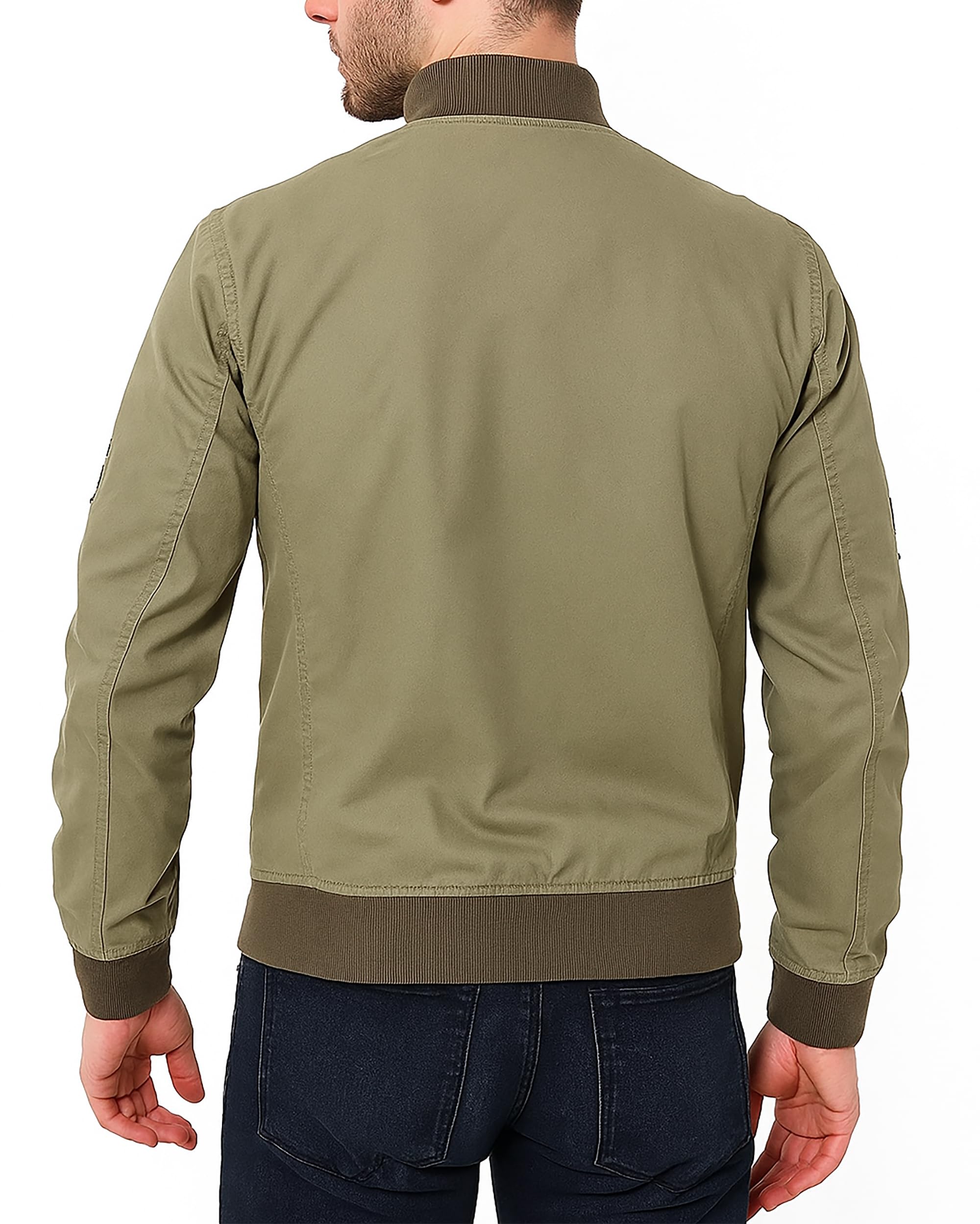 Prime-Fashion Мужская винтажна – обзор и цена Bomber Jacket Men