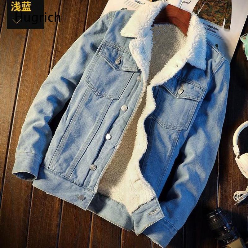 Мужская теплая зимняя джинсова – обзор и цена Sherpa Jacket Fleece