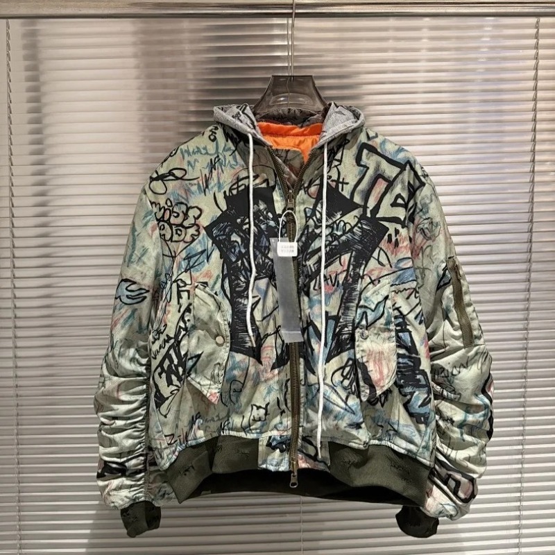 26 SS Куртка-бомбер с капюшоно – обзор и цена Bomber Jacket Men