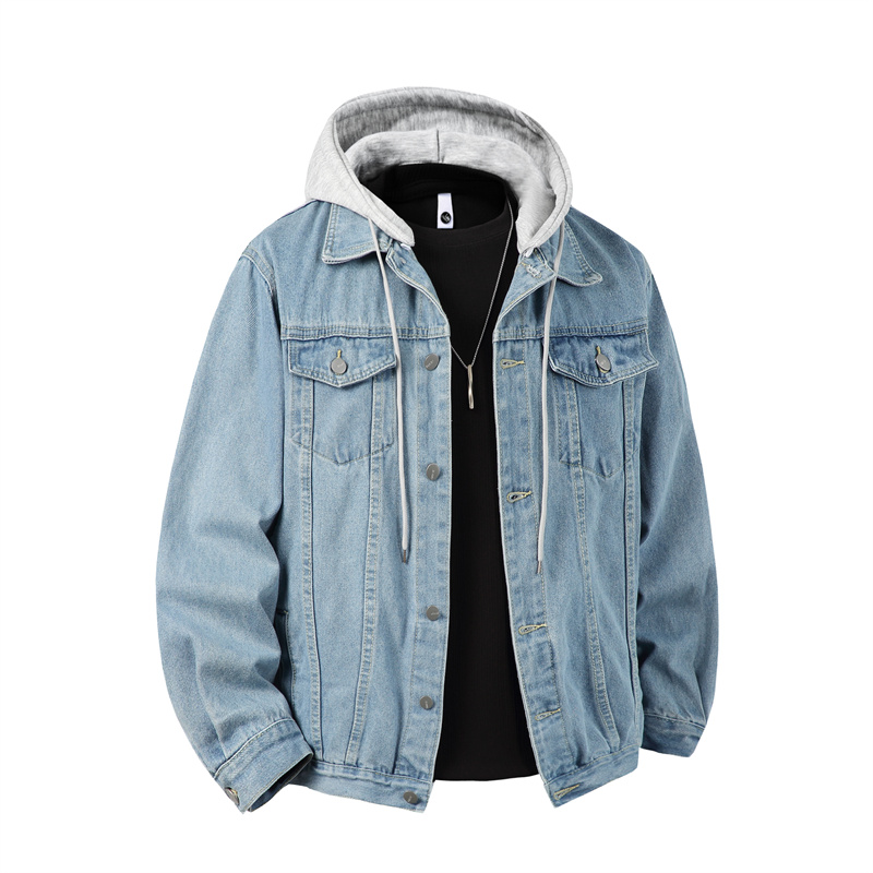 Мужская джинсовая куртка с кап – обзор и цена Bomber Jacket Men