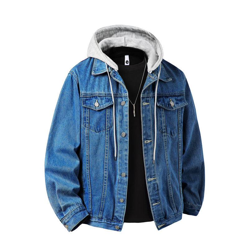 Мужская джинсовая куртка с кап – обзор и цена Bomber Jacket Men